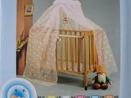 全新品 台灣製造 高級嬰兒蚊帳組 嬰兒床用 適用於大床 中床（含鐵支架）~防蚊必備品