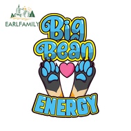 EARLFAMILY Furry Fursona Fandom Toe Beans Car Stickers Personality Motorcycle Surfboard Bumper Vehic