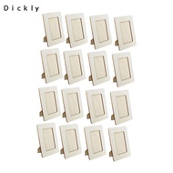[Dickly] 16x Picture Frames for Crafting, DIY Wooden Picture, 5.5x7.5 Inches, Unfinished Standing Ph
