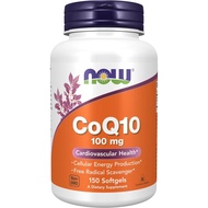 NOW Supplement, Coenzyme Q10 100mg, Medical Grade, 150 Soft Capsules