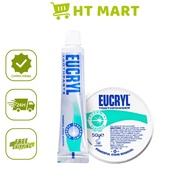 COMBO Eucryl tooth whitening cream 62g and Eucryl teeth whitening powder 50g - Helps brighten teeth,