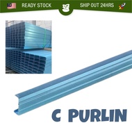 C Purlin (1.5" x 3" x 6m) 0.73blue C Channel Roof truss Rafters ctruss besi kekuda bumbung atap channel