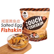 Hot Salted Egg Fish Skin Chips Snacks Irvinsss Golden Duck Salted egg Fishskin 80g