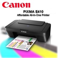 Canon Multifunctional WiFi Printer Pixma E3370 / E410 / E470 Wired Print, Copy &amp; Scan ( With INK Full Set )