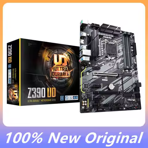 New original GA Z390 UD Motherboard LGA 1151 Z390 Desktop Mainboard M.2 nvme PCI-E X16
