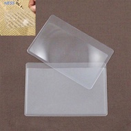 NESS Fresnel Lens For Reading Newspaper Book 3X Credit Card Shape Magnifying Glass