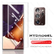 2-in-1 Note20 Soft Hydrogel Protective Film For Samsung Note 20 Ultra Note20ultra 20ultra Camera Lens Glass