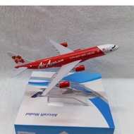 AirAsia A340 Diecast Model Airplane 6” w/ Stand | Aircraft Toy Collectible