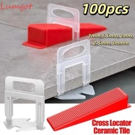 MERY 100pcs Ceramic Leveler, Thickened Clamp Reusable Tile Spacers,  Professional DIY Locator Spacer