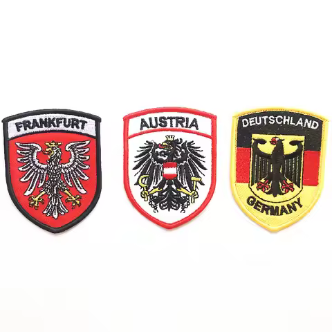 Eagle epaulet Badge Clothes Decoration Patch clothing accessories Appliques 3D DIY Coat Hat Brand Ba