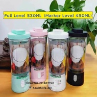 【 HOT SALES 】   530ML Shaker Juice Blender Bottle Mug 奶昔果汁代餐 搅拌机