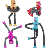 4PCS Pop Tubes Robotics Fidget Tubes Sensory Toys Play Imaginative Toddler Party Favors Stress Relie