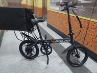 外賣單車 摺疊單車 16吋  +變速  + 雙碟刹 + 雙摺疊  只須888元，  另后架+80元，后箱(43L)+98元，手機架+30元 。bbcwpbike foodpanda 輕便