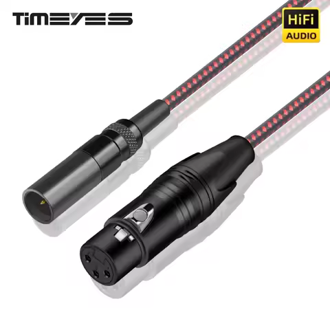 Mic Cable 3-pin Mini XLR Male to XLR Female Adapter Cable for BMPCC 4K Camera Video Assist 4K Sharp 