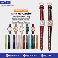 Compatible With CARTIER Tank London Solo Dumont Clé de Cartier Women Cowhide Leather Watch Strap