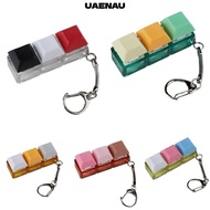 UAENAU Finger Keyboard Cap, Relief Stress DIY Keyboard Fidget Keychain, Relaxing Keycap Keys Button 