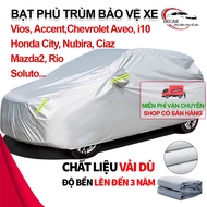 5-seater Car Protection Canvas, Small Lanos, Mazda 2, Vios, Attrage, GenTra, Accent, Elantra Car Cov