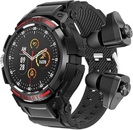 Smart Watch For Men With Headphones 1.43 Inch Round Screen &amp; IP68 Waterproof Sports Watch Fitness Tracker With SpO2 Heart Rate Blood Pressure Monitor (Color : Black)