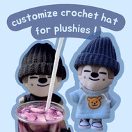 skzoo or plushie crochet hat customize