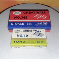 Isi staples greatwall besar dan kecil