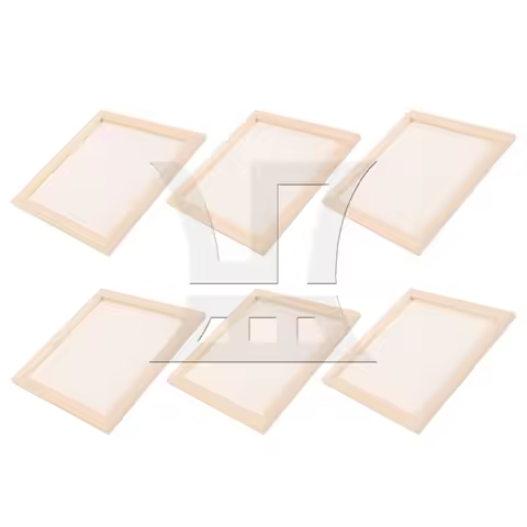 6 Pcs Wood Picture Poster Photo Frame 8"x8" for Table Top Wall Mounted