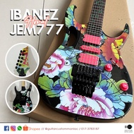 Pre Order Electric Guitar Custom Made - Ibanez JEM777 Floral