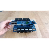 Media Converter 4 SC 2 LAN Board Ethernet Fiber Switch 4 FO 2 LAN