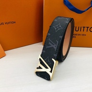 Lv New Style High-Quality High-End Simple Belt Men's Fashion Casual Trendy Belt AK