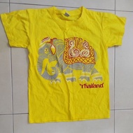 (USED) 8-9YEARS Kids yellow T-shirt Thailand