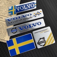Volvo Emblem 3D Aluminum Badge Sticker Car Side Fender Decorative Decal for S90 XC90 S60L XC40 XC90