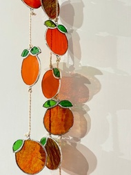 【2026新春限定】迎吉 | 三串 | 鑲嵌玻璃橘子掛飾