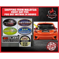 JDM Sticker Globe Star Parking Sticker