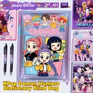 CAUSICZ Stationery , KPop Demon Hunters Cartoon Notebook Stationery Set,  Funny Stationery Lucky  Bo