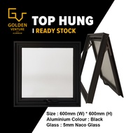 GV Aluminium 3 Color Top Hung Window 5mm Naco Clear Glass / Top Hung window can combine each other p