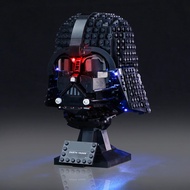 Mililier LED Light Kit for Lego Darth Vader Helmet 75304 Set, Compatible with Lego 75304 Building Bl