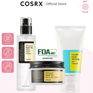 COSRX SET Advanced Snail 96 Mucin Power Essence Soothing Moisturizing 92 All in one Cream Low pH Good Morning Gel Cleanser