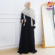 Dress Abaya Lozy Hijab - Faaza Abaya Set (Gamis Abaya Outer Syari