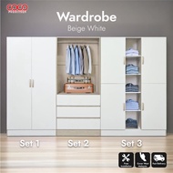 COCO Almari 4Door Wardrobe With 5 layer/Kabinet Almari Baju/Kabinet Baju/Almari Baju Budak/Almari Mu