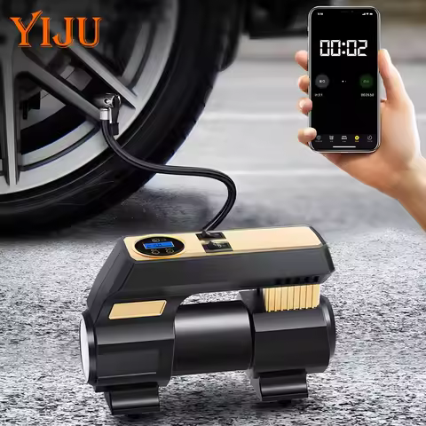 12V 150PSI Car Tire Pump Portable Auto Air Pump Digital Display Electric Car Tire Inflator Up To Vac