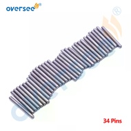 93602-20M02 Connecting Rod Pin Roller For Yamaha Outboard 20HP - 50HP 2T Engine 93602-20M02-0; 936-0