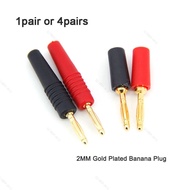2MM Gold Plated Banana Plug socket Electrical Connector Adaptor  for Test Probes Instrument plug  MY