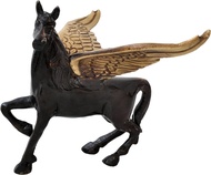 Flying Angel Horse Brass Showpiece for Home Decor Pegasus Animal Feng Shui Decorative Home Office Sh