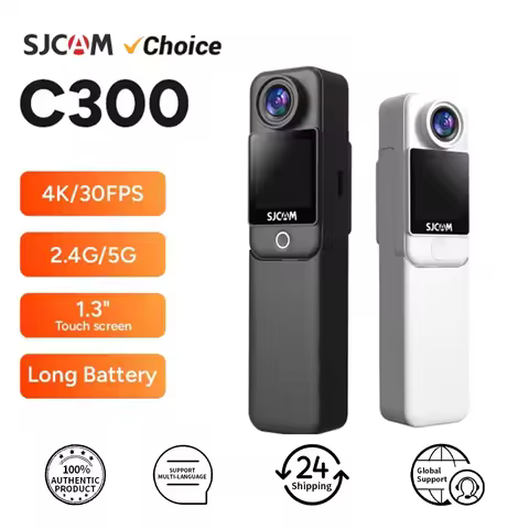 SJCAM C300 Pocket Action Camera 4K FHD With Long Battery Life Video 30M Waterproof 5G WiFi Camera Sp