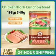 ☩ ◿ ❊ Halal Luncheon Meat Original Pork/Chicken Luncheon Meat 340g/198g Canned Meat