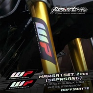 USD WP SUSPENSION Shock Sticker with Doff Hologram Motif, size 19x5cm