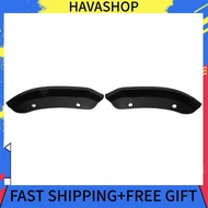Havashop 2pcs Front Bumper Lip Protector Cover Splitter Trim