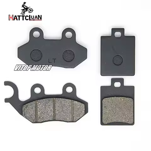 HATTCLUAN Motorcycle Front Rear Brake Pads fits for Sym Jet 14 125 50 200 XS150T-9/9B XS175T-2 Cruis