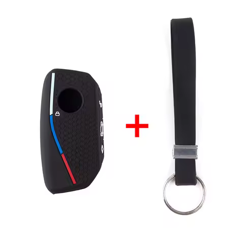 Silicone Car Key Fob Ring Chain Cover Case For BMW 530i 540i 550e 750e 740i 760i X1 X2 X5 X6 X7 M5 i