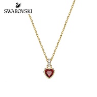 Ready Stock  Swarovski STILLA Necklace Female Heart-Shaped Niche Light Luxury Clavicle Chain Valenti