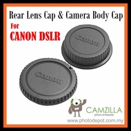 Rear Lens Cap &amp; Camera Body Cap for Canon  DSLR